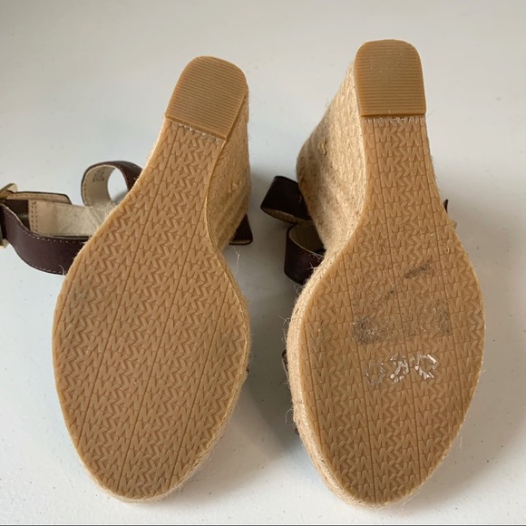 Michael Kors Zebra Canbas Espadrille Wedges - Picture 8 of 9